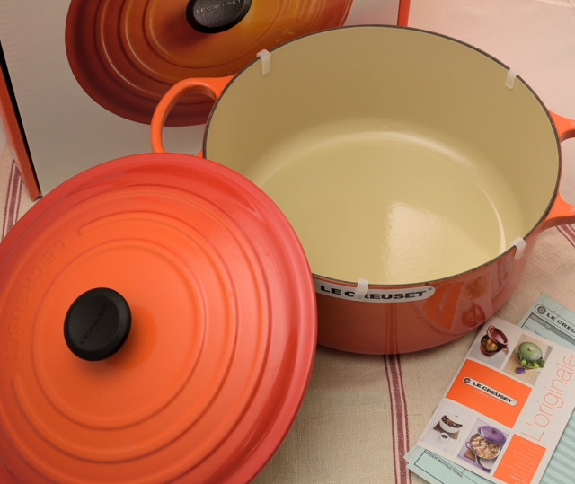 Vintage Le Creuset Flame Orange 6 Piece SET of 4 Pots and Pans